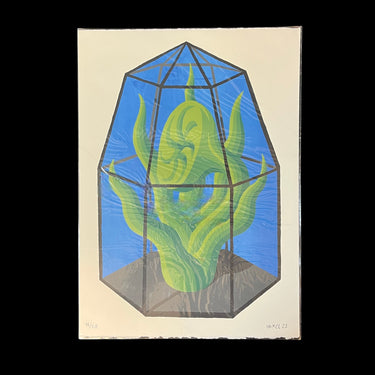 Michael Yaikel - Serigrafía en 8 colores 'Invernadero' 14/20 Colección Exclusiva