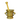French bronze mortar with curvilinear reliefs