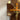 Crucifijo con benditera devocional francés de madera bronce y cristal prensado mediados s.XX Bucarest Art & Antiques