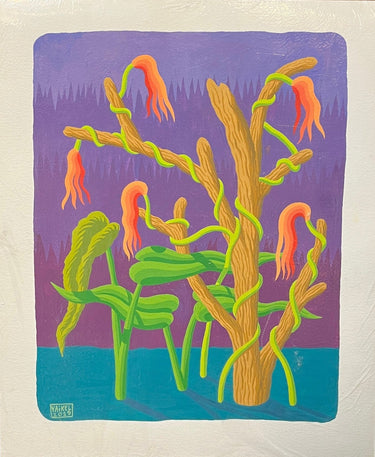 Michael Yaikel - Grabado 'Planta cowboy naranja' Colección Exclusiva