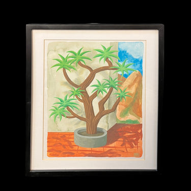 Michael Yaikel' - pintura sobre papel 'Árbol Terraza' 2025 Colección Exclusiva