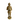 French bronze knight figure in chain mail armor