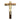 Crucifijo madera de jacarandá y Cristo de marfil circa 1920