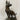 Escultura en peltre Perro Pastor Alemán firmada Louis-Albert Carvin (1875–1951) Bucarest Art & Antiques