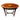 Mesa lateral inglesa ovalada época Edwardian comienzos s.XX