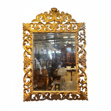 Espejo italiano vidrio biselado estilo Napolitano principios del s.XX Bucarest Art & Antiques