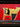 Bertini - Oil on cardboard 'Cow on a red background'