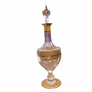 Botella de vidrio karlsbad Moser Austria Bucarest Art & Antiques