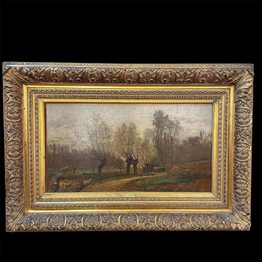 Charles Beauverie - Óleo sobre tela 'Otoño en el campo' Consignación