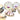 Doble Juego de Loza para diez personas Haviland-Limoges Escenas de pesca Bucarest Art & Antiques