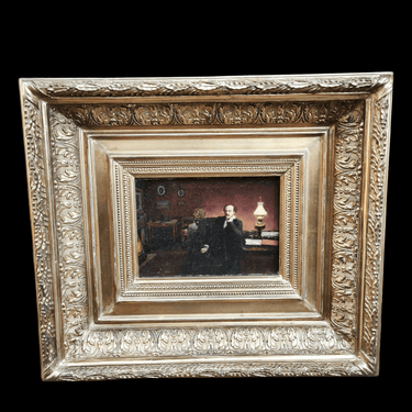 Felix Jordán - Óleo sobre madera entelada 'Balmaceda' Bucarest Art & Antiques