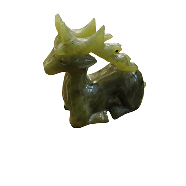 Figura de jade 'ciervo' Bucarest Art & Antiques