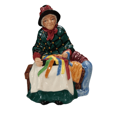 Figura de porcelana Royal Doulton 'Silks and Ribbons' 2005 edición miniatura Bucarest Art & Antiques