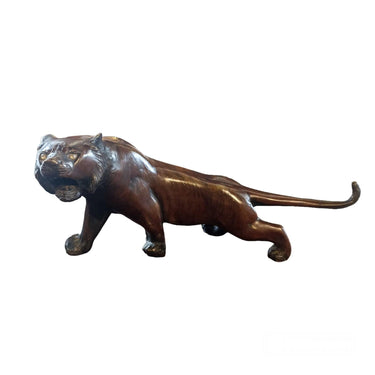 Figura de tigre de bengala de bronce | Bucarest Art Gallery Bucarest Art & Antiques