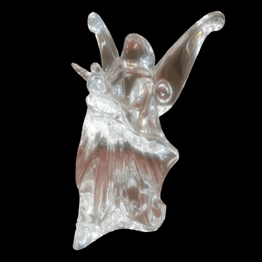 Figurita de ángel de cristal Baccarat Bucarest Art & Antiques