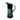 Jarra de cristal tallado verde esmeralda principio s. XX Bucarest Art & Antiques