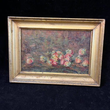 Juan Francisco González - Óleo sobre madera naturaleza muerta ‘Frutillas’ Colección Exclusiva