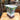 Maceta china mariposa sobre peana de madera Bucarest Art & Antiques