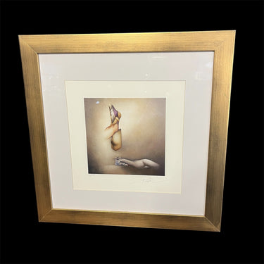 Mario Toral - Gicleé ‘Cuerpos y piedra azul’ 34/100 (28x28) Bucarest Art & Antiques