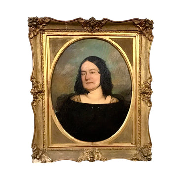 Nathaniel Hughes – Óleo Retrato 'Doña Rafaela González de Orrego' | Bucarest Art Gallery Consignación