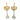 Par de candelabros de alabastro y bronce Franceses Bucarest Art & Antiques