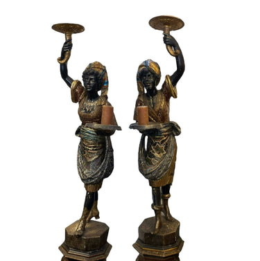Pareja de antorcheros venecianos Siglo XVIII | Bucarest Art Gallery Consignación
