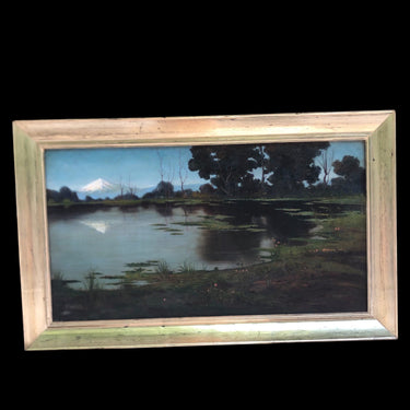 Ramos Catalán - Óleo 'Paisaje de volcán Osorno y lago Llanquihue’ Colección Exclusiva