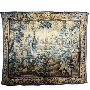 Tapicería francesa D'Àubbuson Verdure fines del s.XVIII colonia tropical Bucarest Art & Antiques