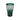 Jarrón cristal tallado verde Art Deco Val Saint Lambert años 50