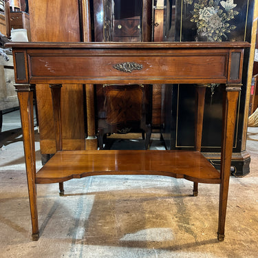 Consola estilo Luis XVI en madera natural, comienzos s.XX
