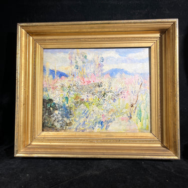 Juan Francisco Gonzalez - Óleo sobre madera 'Día primaveral' Bucarest Art & Antiques
