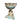 Gran copa de porcelana Meissen con querubines s.XX