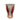 Florero cristal Val Saint Lambert rojo