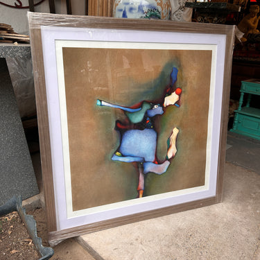 Mario Toral - Gicleé sobre papel ‘Poesía de la Piedra’ gran formato 105X108 Bucarest Art & Antiques