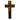 Crucifijo francés en caoba y bronce mediados del s.XIX Bucarest Art & Antiques