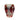 Jarron Art Déco cristal Val Saint Lambert rojo tallado años 60