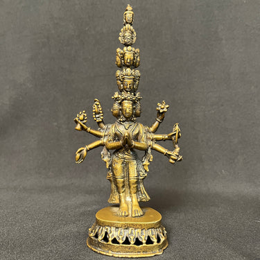 Figura bronce de Avalokiteshvara tibetano s.XIX Bucarest Art & Antiques