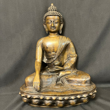 Gran Buda Gautama de bronce comienzos s.XX Bucarest Art & Antiques