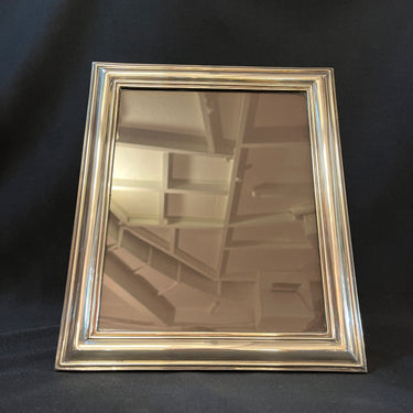 Portarretratos plata  925 líneas sobrias 25X30 Bucarest Art & Antiques