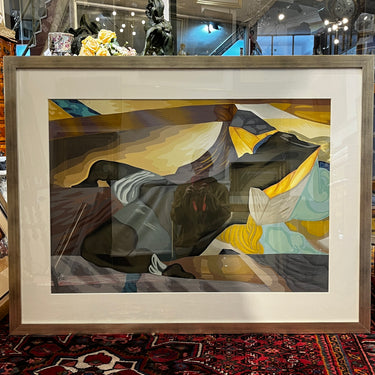 Mario Toral - Serigrafía 'Mujer en reposo' P/A VIII/XX