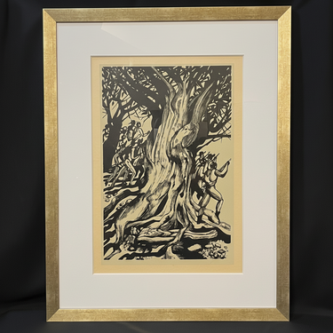 José Venturelli - Litografía 'Raiz y follaje' (1972) Bucarest Art & Antiques