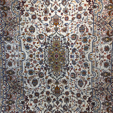 Gran Alfombra Oriental - lana virgen beige multicolor