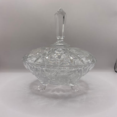 Bombonera cristal tallado francés
