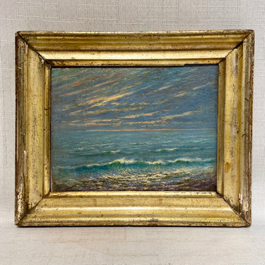 Alfredo Helsby - Óleo sobre tablilla 'Puesta de sol'