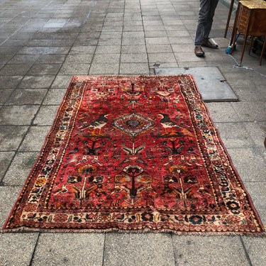 Alfombra persa en tonos rojos 186X126 Colección Exclusiva