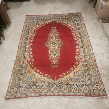 Alfombra Persa Kirman Lana mediados s.XX 207 x 294 cm. Colección Exclusiva