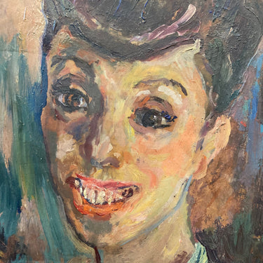 Anónimo - Óleo "Retrato mujer francesa" | Bucarest Art Gallery Consignación