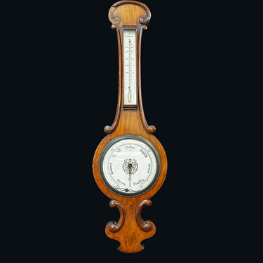 Barómetro y termómetro de muro inglés Bucarest Art & Antiques