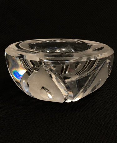 Centro de mesa vidrio Val Saint Lambert | Bucarest Art Gallery Bucarest Art & Antiques