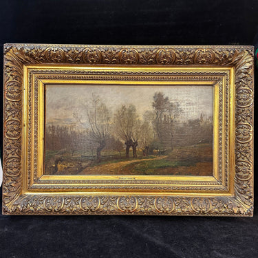 Charles Beauverie - Óleo sobre tela 'Otoño en el campo' Consignación